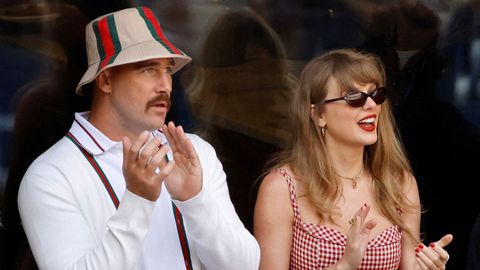 Travis Kelce y Taylor Swift, en una imagen de archivo