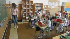 Aula en el Ceip Recimil