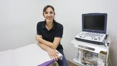 Mar�a Jos� Garrido, que traballa e vive en Lugo, conserva o contacto co voleibol