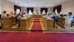 Momento de la reunin de la mesa local de coordinacin contra la violencia de gnero 