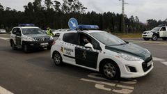 Foto de archivo de agentes de la Guardia Civil