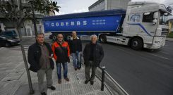 Los vecinos de Meicende solicitan la eliminaci�n del tr�fico pesado por el centro de la localidad. 