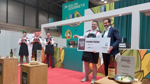Salon Gourmets ganadores Desaf�o XChef 1906 Estrella Galicia segundo, Miguel V�zquez, de At�pico Restaurante, en A Coru�a