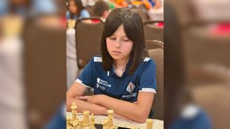 Anna Soares concentrada durante la competici�n en Torre Pacheco
