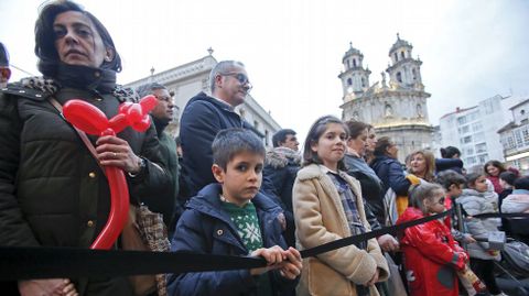 Carnaval de Pontevedra. Presentacin del loro Ravachol