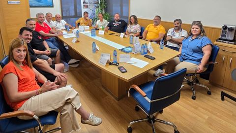 Reuni�n entre Agacomar y las cofrad�as de la provincia de Pontevedra