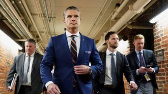 Pete Hegseth, el viernes en el Capitolio.