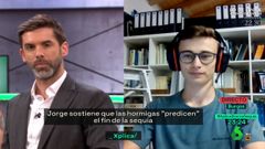 Momento de la conexin en el programa con el joven