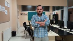 Roy Berm�dez, gerente del centro de estudios Ensino, de As Pontes