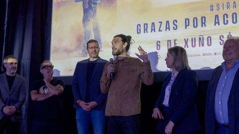 Oliver Laxe, en Navia de Suarna tras ser premiado en el Festival de Cannes