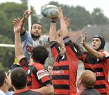Imagen de archivo de un partido del Coreti Rugbi Lal�n. 