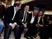 Rajoy, junto a Juan Vicente Herrera, presidente castellano-leon�s, Arenas y Gonz�lez Pons.
