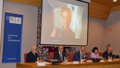 Acto homenaxe a Ana Goy Diz na Facultade de Humanidades.