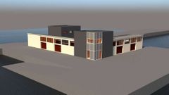 Recreaci�n virtual exterior del futuro Museo dos Naufraxios