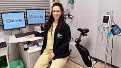 Manuela Sestayo trabaja en el laboratorio de la unidad de rehabilitacin cardiovascular del IDIS.