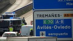 Controles tras el cierre perimetral de Oviedo, Gij�n y Avil�s