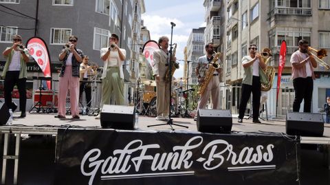 La banda Galifunk Brass actuará en el Festival Eravisto de Palas de Rei