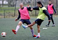 El Pontevedra prepar� esta semana en A Xunqueira el partido frente al Cultural Areas.