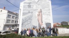 Uno de los dos murales presentados anteriormente, dentro de este proyecto