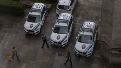Foto de archivo de coches de la Polic�a local de Santiago