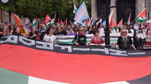 Manifestacin por Palestina en Oviedo