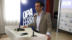 Rey Varela, hace unos d�as, en el acto de presentaci�n de su campa�a electoral.