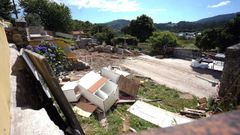 Derribo de la vivienda ubicada en Cerponz�ns