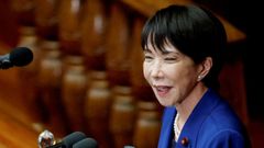 La primera ministra de Japn, Sanae Takaichi.