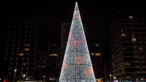 El árbol de Navidad del Náutico