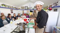 Chisco Ramos, en un curso de cocina impartido en Ssamo