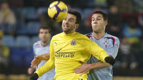 En un enfrentamiento contra el Celta durante su etapa en el Villarreal