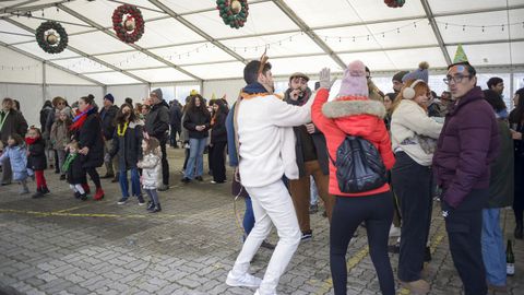 Fiesta de fin de ao en la plaza de la Constitucin de Vlilalba, organizada por el Concello