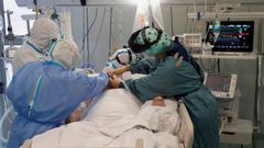 Una unidad de cuidados intensivos del Hospital Santa Luc�a de Cartagena