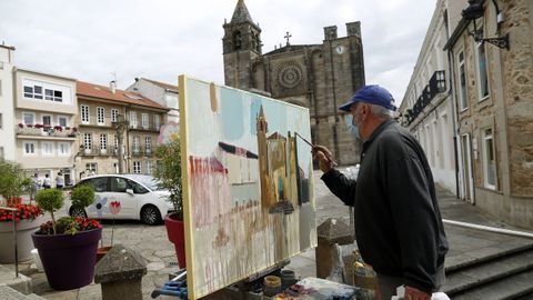 Concurso de pintura al aire libre en Noia 2021