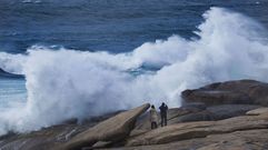 �Tremendas im�genes est� dejando el temporal F�lix en la Costa da Morte!