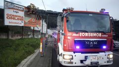 Actuacin de los Bomberos de Viveiro