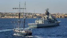 El buque permanecer� algunos d�as en Ferrol. 