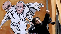 El papa Francisco, ahora superh�roe