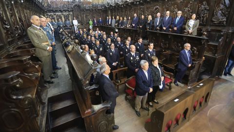 Fiesta de la Polic�a Nacional en Lugo, acto en la Catedral