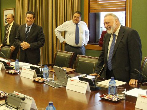Enrique López Veiga, antes de su primer consejo de administración.