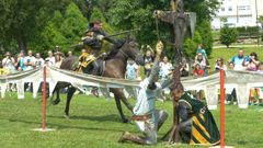 Imagen de archivo de la feria medieval de Nar�n. 