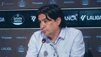 El director de f�tbol del Celta, Marco Garc�s.