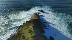 Domingos dej una ola de rcord en Estaca de Bares, 13,95 metros