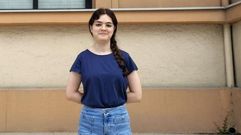 Luca Domnguez, alumna del Xon Montes,logr un 9,83 de media en Bachillerato y un 9,418 en la parte general de la selectividad.