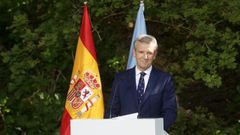 Alfonso Rueda, el día de su toma de posesión.