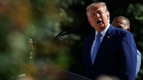 El presidente de EE.UU., Donald Trump