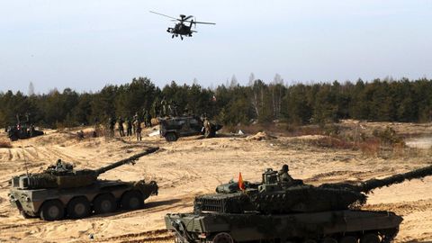 Ejercicios militares de la OTAN, este fin de semana, en la base letona de Adazi