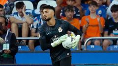 Leo Rom�n, con el Deportivo