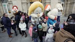 Os Bolechas animaron as r�as de Lugo