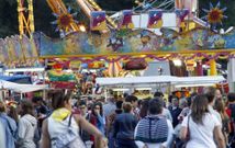 Imagen de ayer de un Naseiro abarrotado de romeros por la Romaxe do Bo Xantar. 